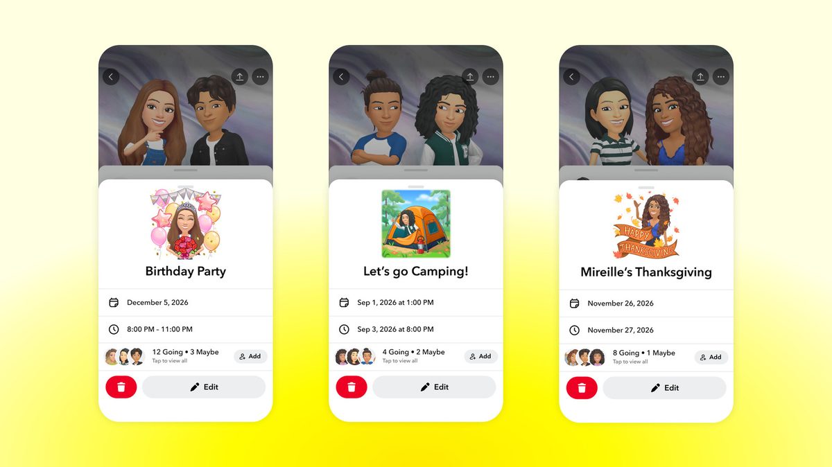 Snapchat Launches "Snapchat Plans" to Facilitate In-Person Gatherings