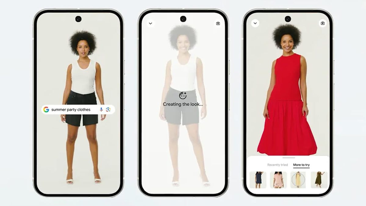 Google's Virtual Clothing Try-On Tool Now Available, Revolutionizing Online Shopping