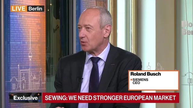 Siemens CEO Calls for Clarity on US Tariffs to Protect European Economy