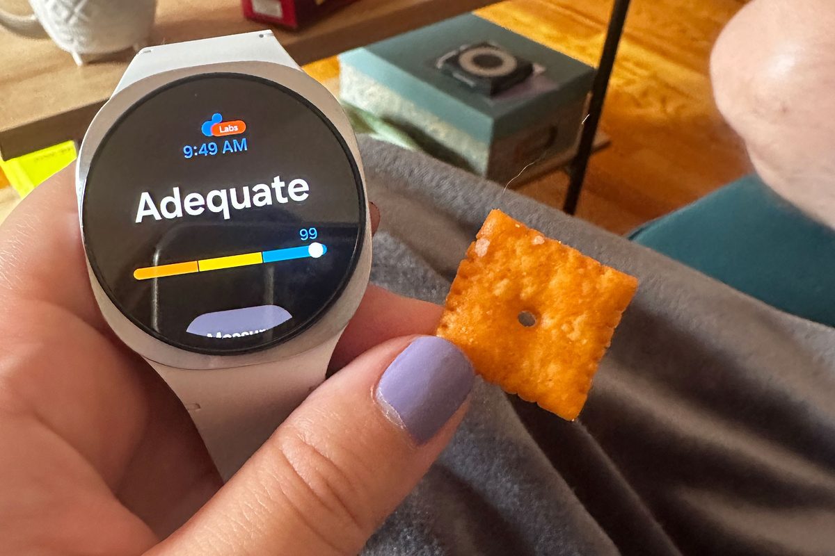 Samsung's Antioxidant Index: Cheez-Its Mislead Health Monitoring