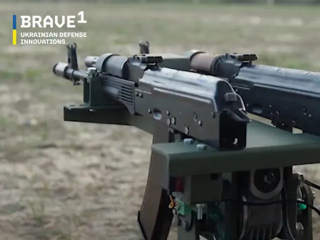 Ukraine Deploys Twin Kalashnikov Drone Turrets for Cheap Mobile Ground Assault